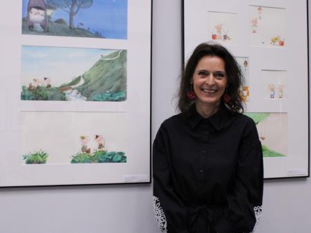 Mirna - Odprtje razstave Kristine Krhin, Kristina Krhin, jun 2024, foto JSKD OI Trebnje (9)